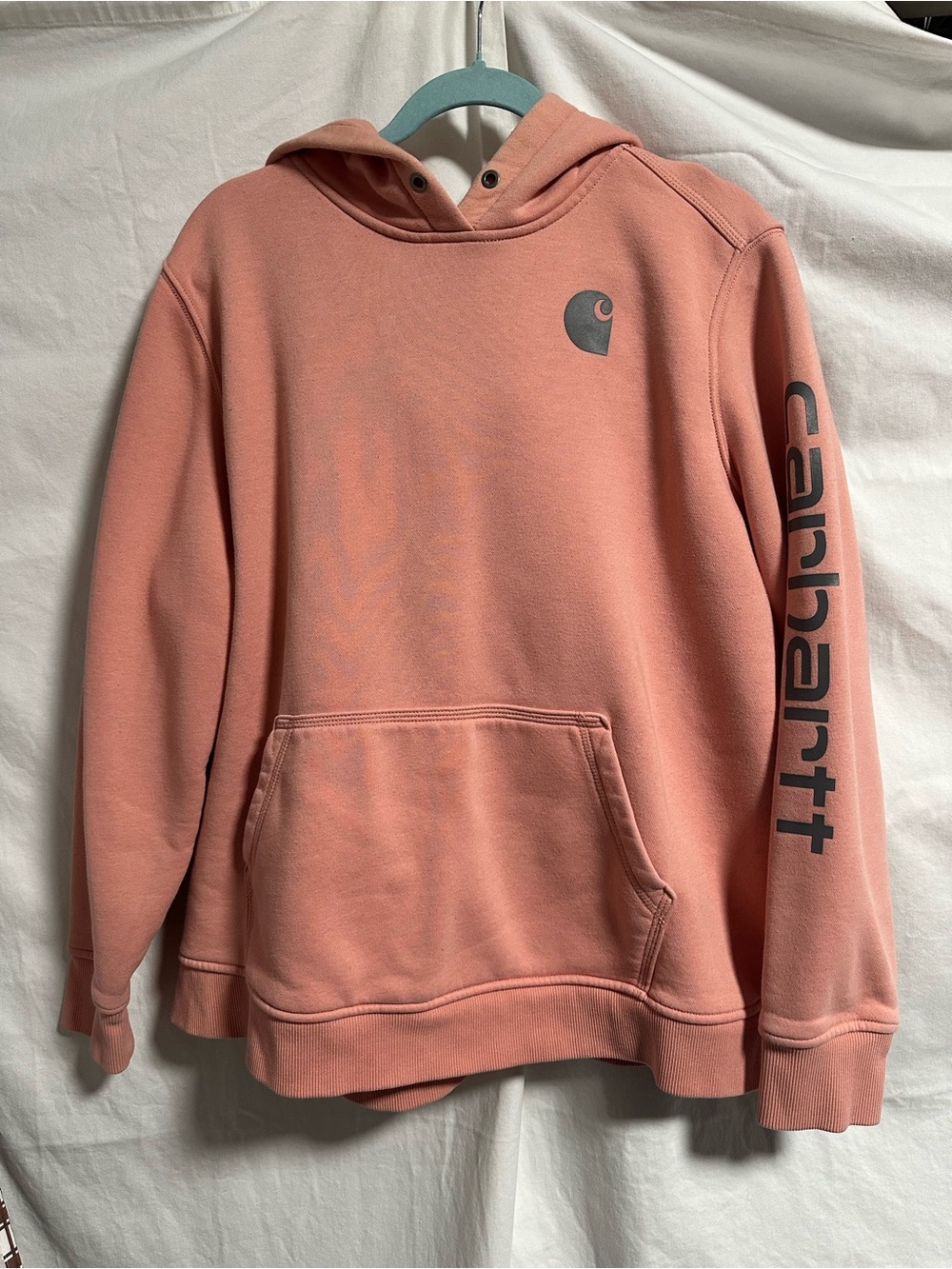 Carhartt Women's Dusty Rose Logo Hoodie